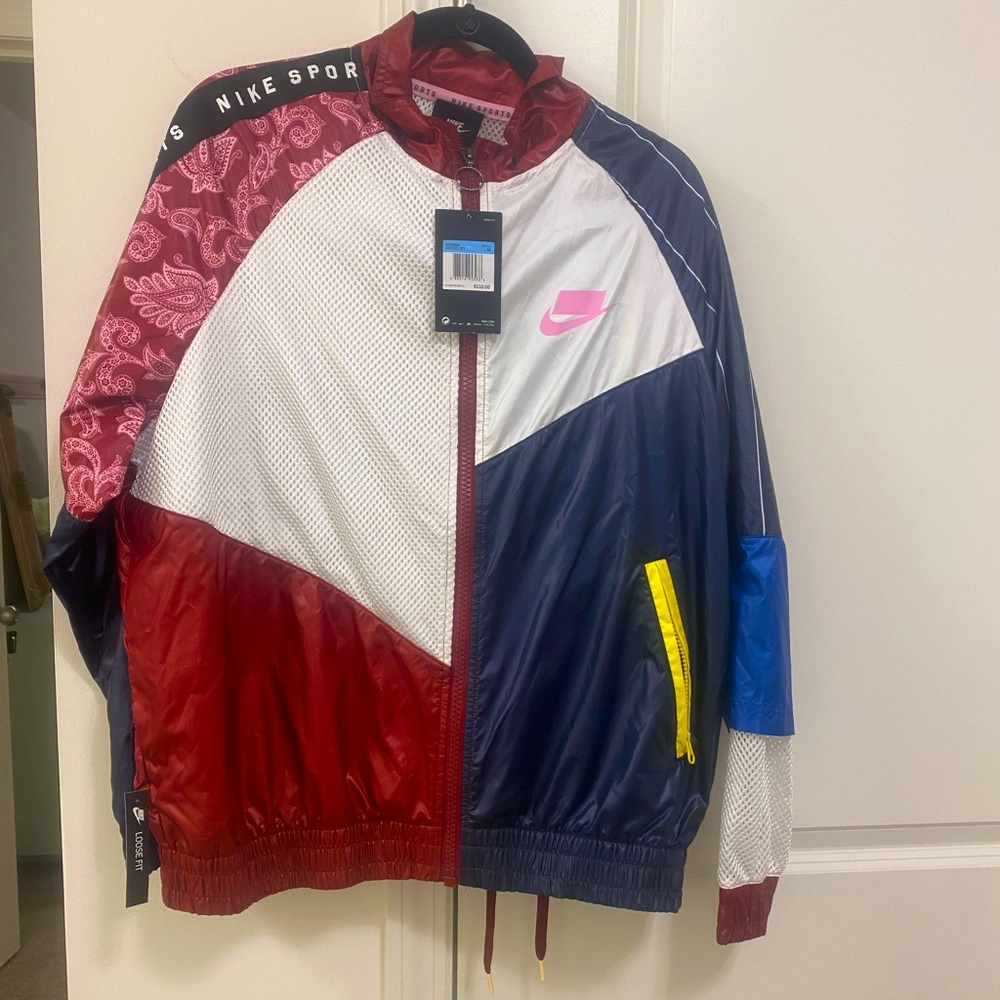NWT NIKE Sportswear  Woven Track Jacket and Pants Team Red Pink Women’s Medium